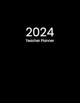 Teacher Planner 2024: Australia | Black Cover