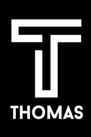 Thomas: Bold cover notebook