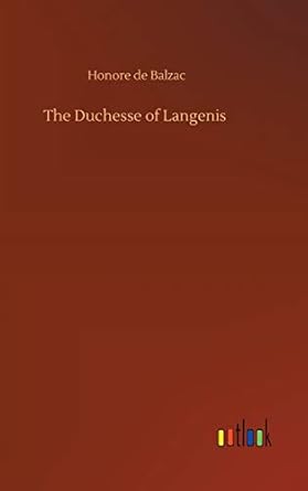 The Duchesse of Langenis
