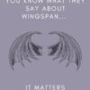 ACOTAR Rhys Bat Boy Wing Inspired Notebook | 120-lined page Journal: You know what they say about Wingspan...It Matters