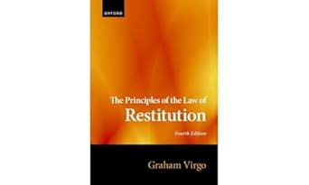The Principles of the Law of Restitution