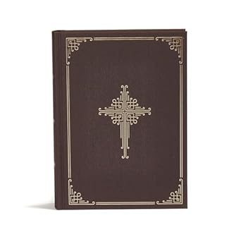 CSB Ancient Faith Study Bible, Brown Cloth-Over-Board: Black Letter, Church Fathers, Study Notes and Commentary, Ribbon Marker, Sewn Binding, Easy-To-Read Bible Serif Type