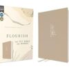 Flourish: The NIV Bible for Women, Cloth over Board, Comfort Print [Cream]