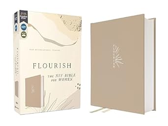 Flourish: The NIV Bible for Women, Cloth over Board, Comfort Print [Cream]
