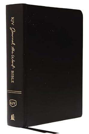 KJV Journal The Word Bible Red Letter Edition [Black]: Reflect, Journal, or Create Art Next to Your Favorite Verses
