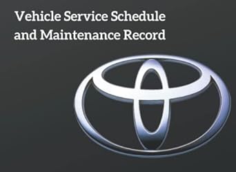 Vehicle Service Schedule and Maintenance Record: Replacement Service History Book