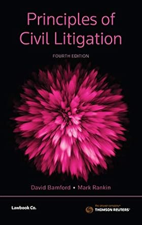 Principles of Civil Litigation Fourth Edition - Book