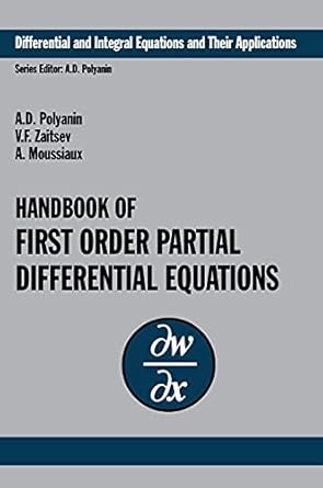 Handbook of First-Order Partial Differential Equations: 1
