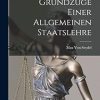 Grundzüge Einer Allgemeinen Staatslehre