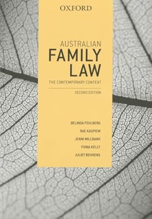 Australian Family Law: The Contemporary Context