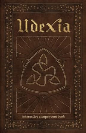 UDEXIA: Interactive Escape Room Book - Puzzle Game Book - Play with Friends, Family or by Yourself
