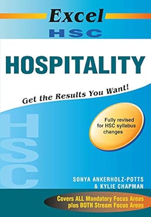 Excel Study Guide: HSC Hospitality Year 12