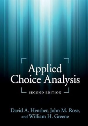 Cambridge Applied Choice Analysis Book - Paperback - 11 June 2015
