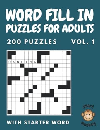 Word Fill In Puzzles for Adults: Vol.1 | 200 Fill Ins Word Puzzles With Starter Word | 15.000 Words To Fill-In | Word Puzzle Book For Adults | Fill In Puzzle Book