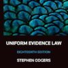 Uniform Evidence Law 18th Edition - Book