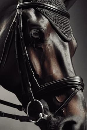 Horse and female rider Journal/Diary/Notebook: 100 Pages | 6 x 9 inches