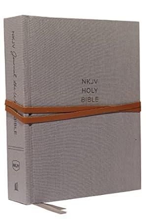 NKJV Journal The Word Bible Red Letter Edition [Grey]: Reflect, Journal, or Create Art Next to Your Favorite Verses