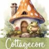 Cottagecore Coloring Book for Adults • Cottage Core Mushrooms, Frogs, Cozy Cottages, Flowers • Stress Relief, Mindfulness and Relaxation