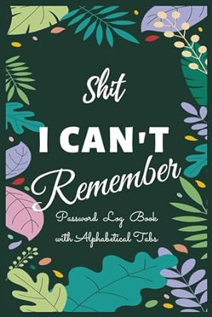 Password Book: Password Keeper, Personal Internet and Organizer for Usernames, Logins and Web Addresses. Suitable for Home and Office