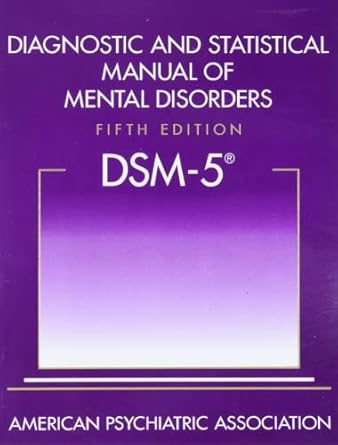 Diagnostic and Statistical Manual of Mental Disorders 5ed (DSM-5)