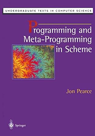 Programming and Meta-Programming in Scheme