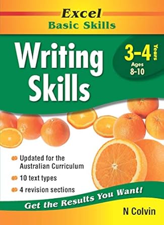 Excel Basic Skills Workbook: Writing Skills Years 3-4