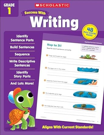 Scholastic Success with Writing Grade 1 Workbook
