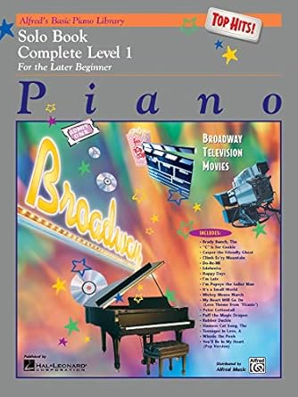Alfred's Basic Piano Library Top Hits Solo Book 1: Complete