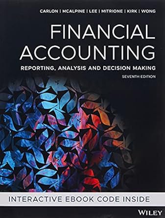 Financial Accounting: Reporting, Analysis and Decision Making