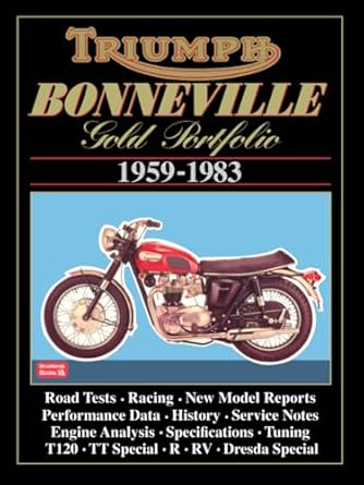 Triumph Bonneville Gold Portfolio 1959-1983