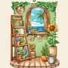 Relaxing Corner: Adult Coloring Book with Calm, Cozy, and Peaceful Spaces for Relaxation and Stress Relief