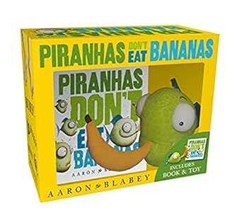 Piranhas Don't Eat Bananas Mini Boxed Set with Plush