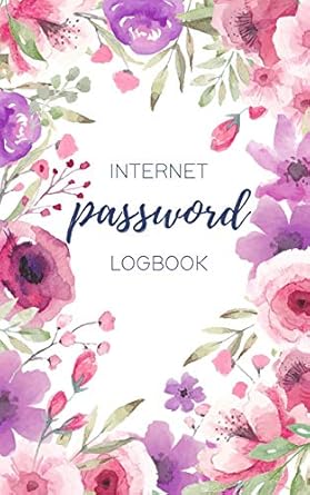 Internet Password Logbook: Personal Internet Address And Password Logbook. Internet Password Organizer with Alphabetical Tabs. Password Organizer ... With Tabs. Computer Password Book With Tabs.