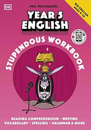 Mrs Wordsmith Year 5 English Stupendous Workbook, Ages 9-10 (Key Stage 2): with 3 months free access to Word Tag, Mrs Wordsmith's fun-packed, vocabulary-boosting app!