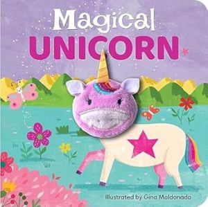 Lake Press Magical Unicorn Finger Puppet Book - Hardcover - 27 February 2024