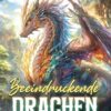 Beeindruckende Drachen Malbuch: Majestätische Drachenkunst Malvorlagen Fantasy Geschenke Zum Geburtstag, Entspannung, Stressabbau, Kreativität
