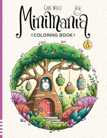Minimania Volume 5 - Coloring Book with little cute Wonder Worlds
