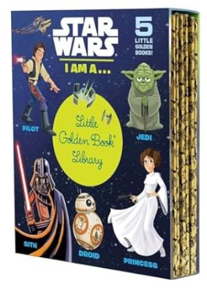Star Wars: I Am A...Little Golden Book Library -- 5 Little Golden Books: I Am a Pilot; I Am a Jedi; I Am a Sith; I Am a Droid; I Am a Princess