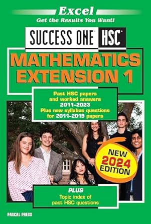 Excel Success One HSC Mathematics Extension 1 2024 Edition