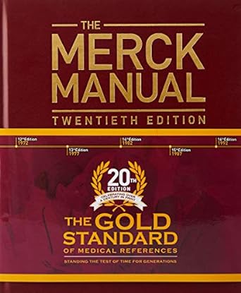 Merck Manual of Diagnosis & Therapy 20E