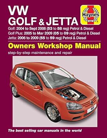 VW Golf (04 - Sept 08), Golf Plus (05 - Mar 09) & Jetta (06 - 09): Owners Workshop Manual