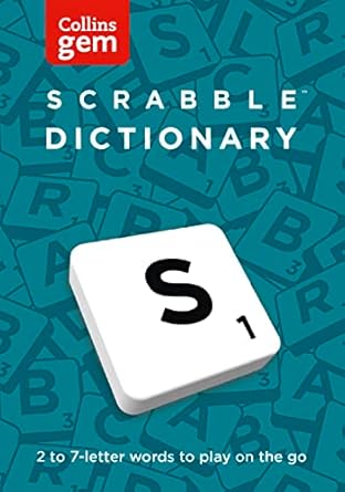 Collins Gem Scrabble Dictionary Paperback Book: The Words to Play on the Go [Sixth Edition]