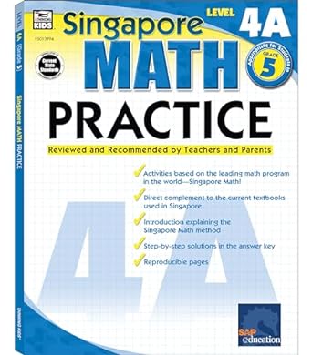 Math Practice, Grade 5: Reviewed and Recommended by Teachers and Parents Volume 12