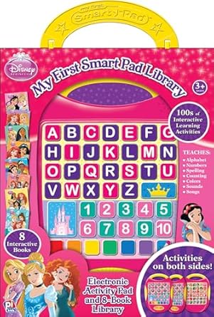 Disney Princess - My First Smart Pad Library Electronic Activity Pad and 8 Book Library