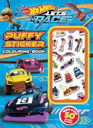 Hot Wheels Let's Race: Puffy Sticker Colouring Book (Mattel)