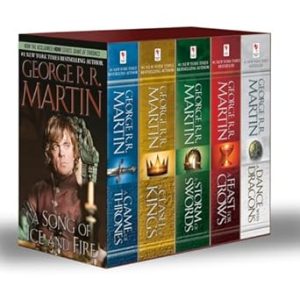 George R. R. Martin's a Game of Thrones 5-Book Boxed Set (Song of Ice and Fire Series): A Game of Thrones, a Clash of Kings, a Storm of Swords, a Feast for Crows, and a Dance with Dragons