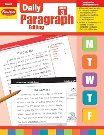 Daily Paragraph Editing, Grade 3 Teacher Edition