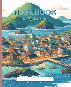 composition notebook: Oriental Fantasy Style Notebook