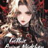 Gothic-Anime-Mädchen Malbuch: Gotische Schönheiten Malvorlagen Für Farben Und Geburtstagsgeschenke