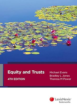 Equity and Trusts, 4th edition